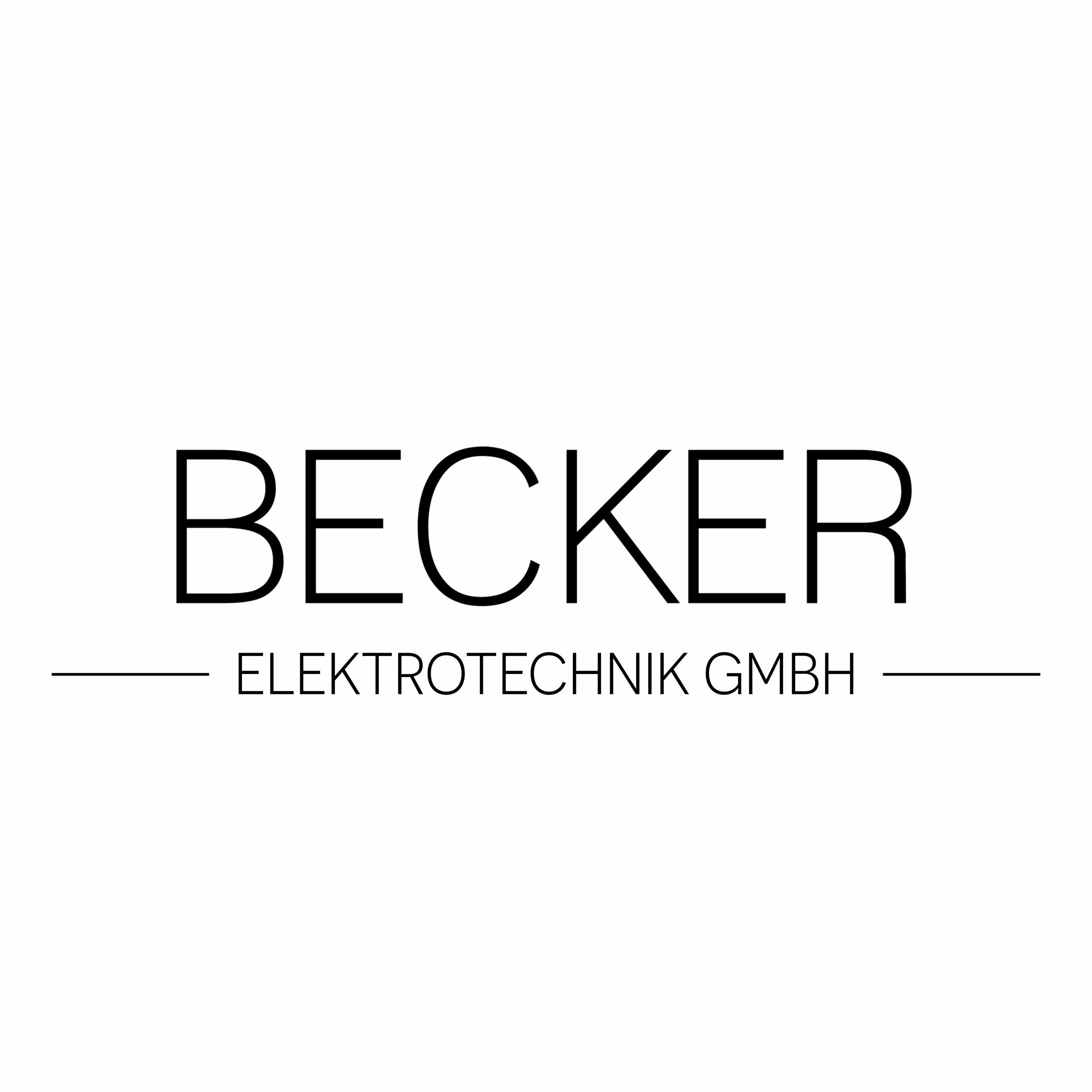Becker Elektrotechnik Logo 8000x8000 freigestell schwarz